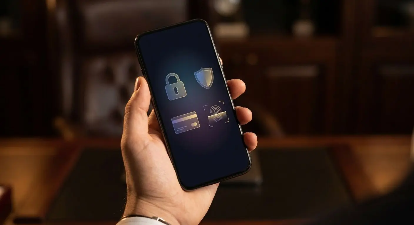 Gestione del conto e sicurezza su smartphone Android