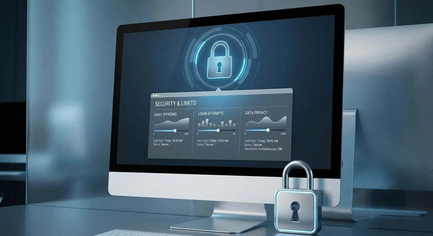 Protezione del conto con impostazioni di sicurezza e limiti di utilizzo