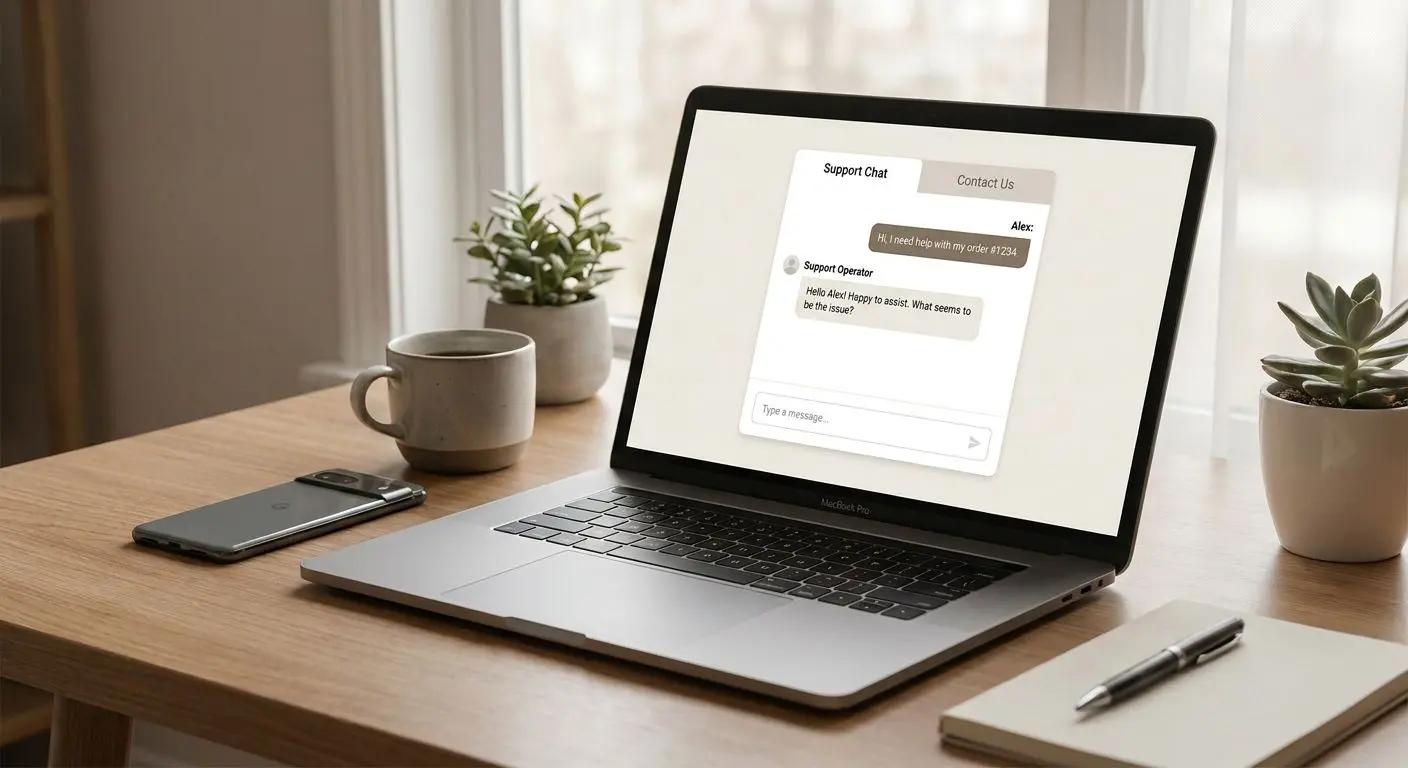 Chat Bwin e modulo di contatto Interfaccia chat e modulo di contatto online